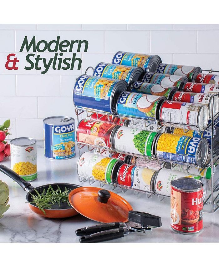 HomeIT Stackable Can Rack Organizer, Holds up to 36 Cans - Macy's