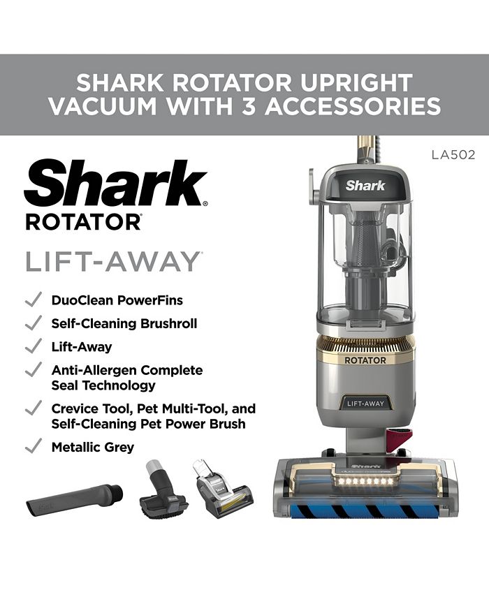 Shark LA502 Rotator® LiftAway® ADV DuoClean® PowerFins Upright Vacuum