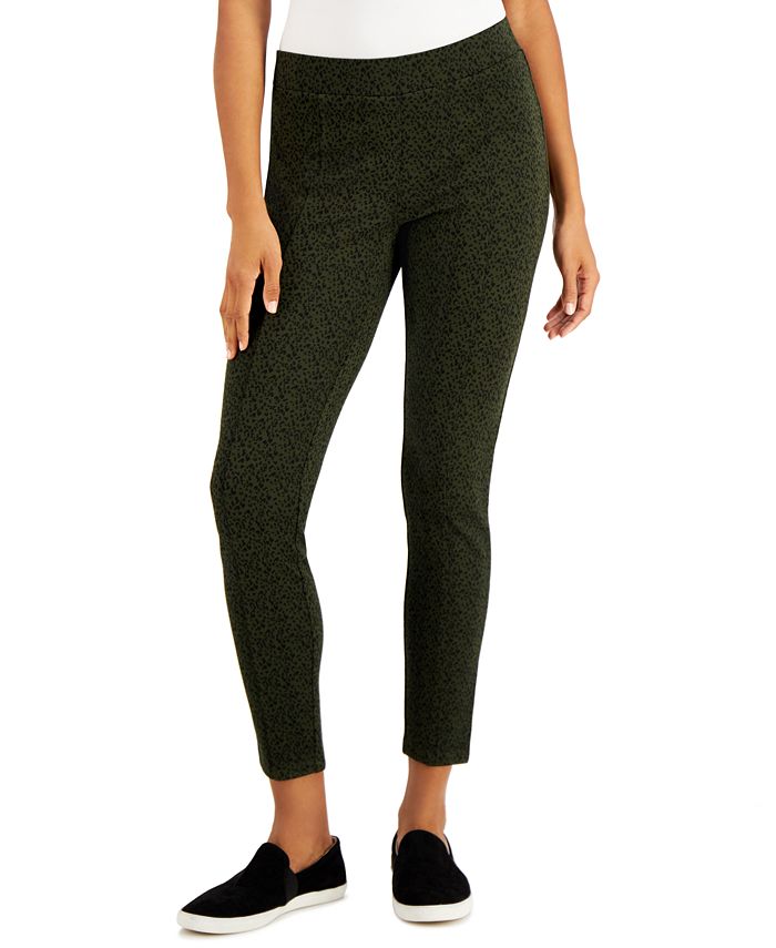 printed pull on pants