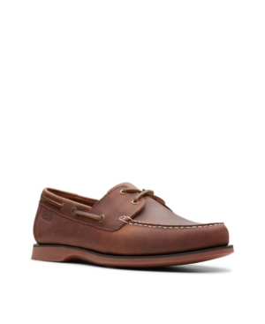 image of Clarks Men-s Port View Boat Shoes Men-s Shoes