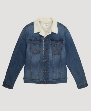 Wrangler Men's Sherpa Lined Denim Jacket