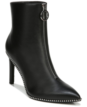 image of Bar Iii Women-s Briget Front-Zip Booties, Created for Macy-s Women-s Shoes