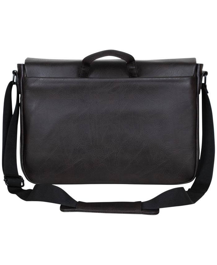 Kenneth Cole Reaction Vegan Leather 15.6" Laptop Messenger Bag & Reviews - Backpacks - Luggage - Macy's