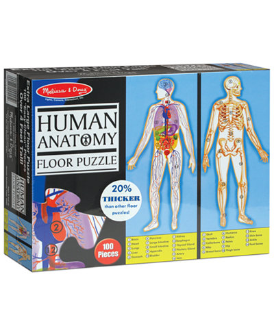 Melissa and Doug Kids Toy, Human Body 100-Piece Floor Puzzle