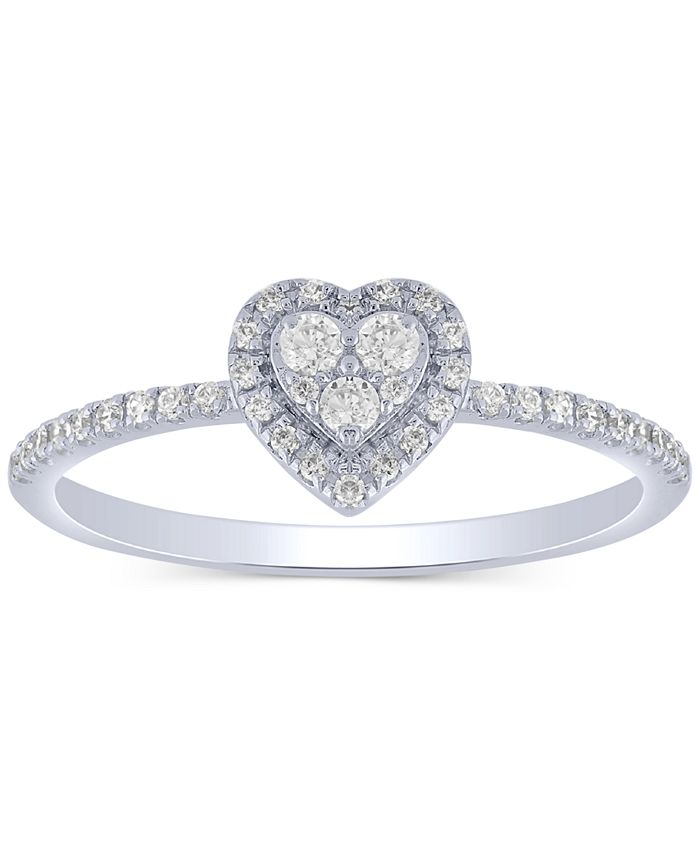 Macy's heart shaped ring sale