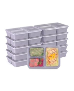 Bentgo Food Prep 3-compartment Food Storage Containers, Pack Of 10 In Link