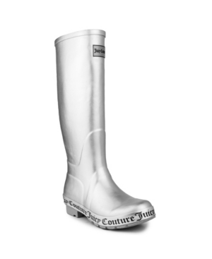 image of Juicy Couture Women-s Tulip Logo Rainboots Women-s Shoes