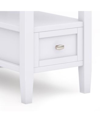Warm Shaker Narrow Side Table