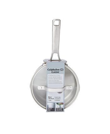 Calphalon Classic Stainless Steel 1.5-Qt. Sauce Pan with Lid - Macy's