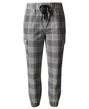 Tinseltown Juniors' Plaid Jogger Pants