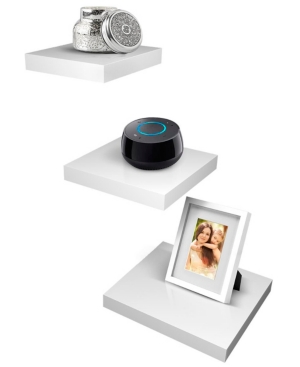 Sorbus Wood 3-Pc Tile Shelf's