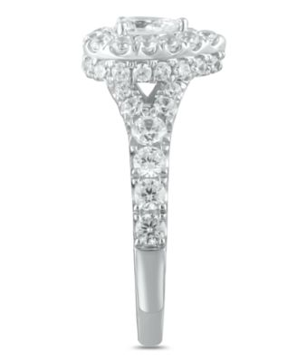 Diamond Pear-Cut Halo Bridal Set (2. ct. t.w.) in 14K White, Yellow or Rose Gold