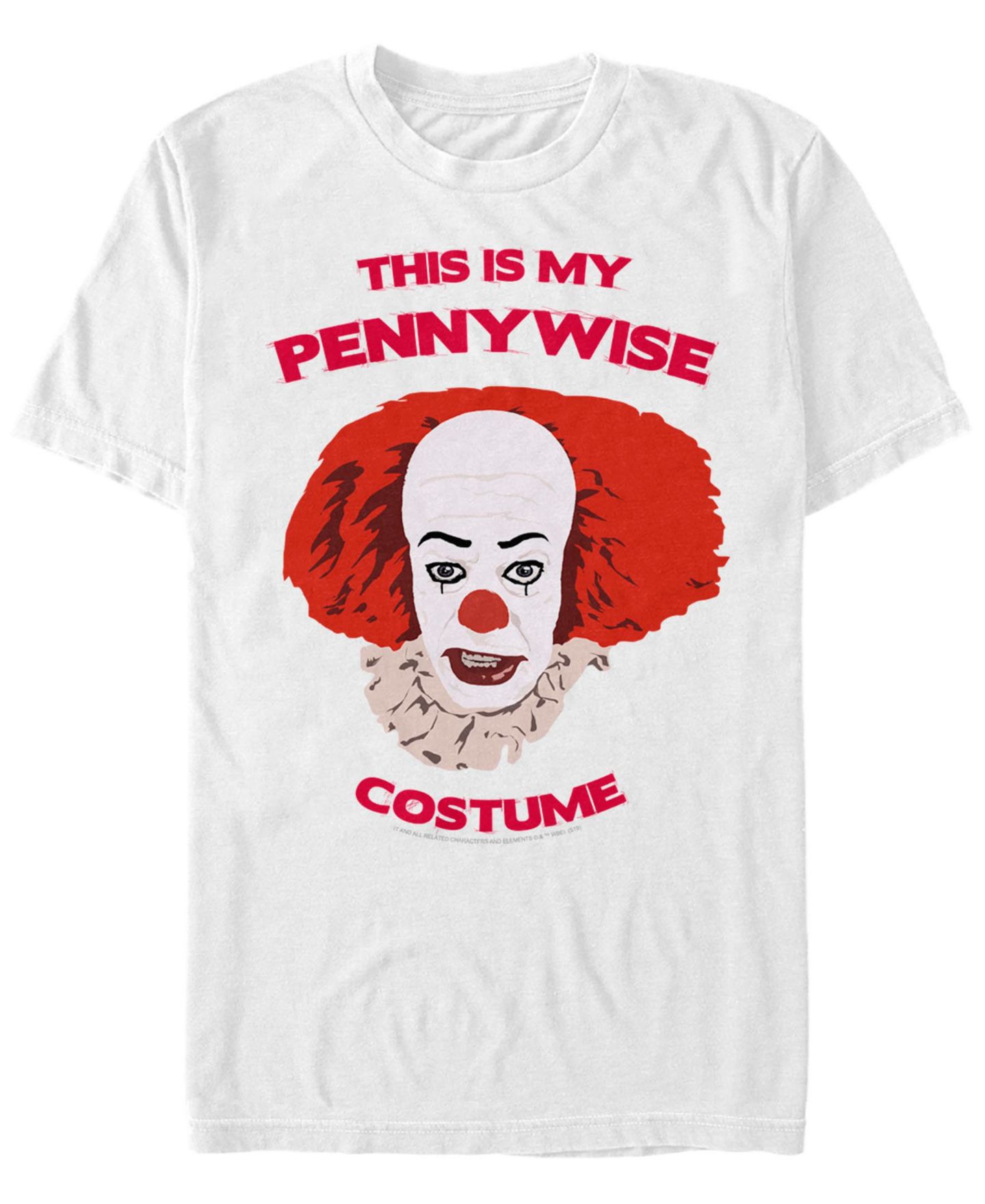 Мужская футболка Fifth Sun IT: TV Miniseries 90S Pennywise Short Sleeve, цвет: Белый — фото 1