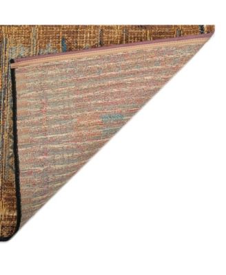 Marina Tribal Stripe 1'11" x 7'6" Runner Rug