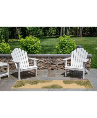 Carmel Palm 1'11" x 7'6" Runner Rug
