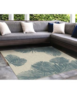 Carmel Palm 7'10" x 7'10" Square Rug