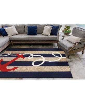 Liora Manne Frontporch Anchor Rug