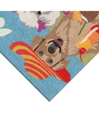 Frontporch Sassy Lassies Multi 2' x 3' Outdoor Area Rug