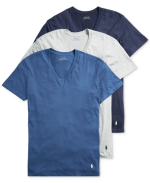 Polo Ralph Lauren Men's 3-Pk Slim Fit Classic T-Shirts