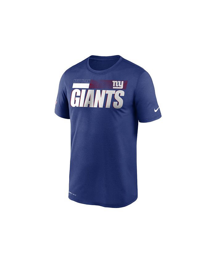 Nike New York Giants Men's Legend Sideline T-Shirt - Macy's
