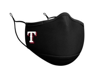 New Era Texas Rangers Black Team Face Mask - Macy's