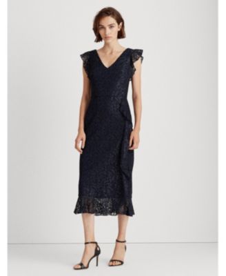 macys lace dress womens