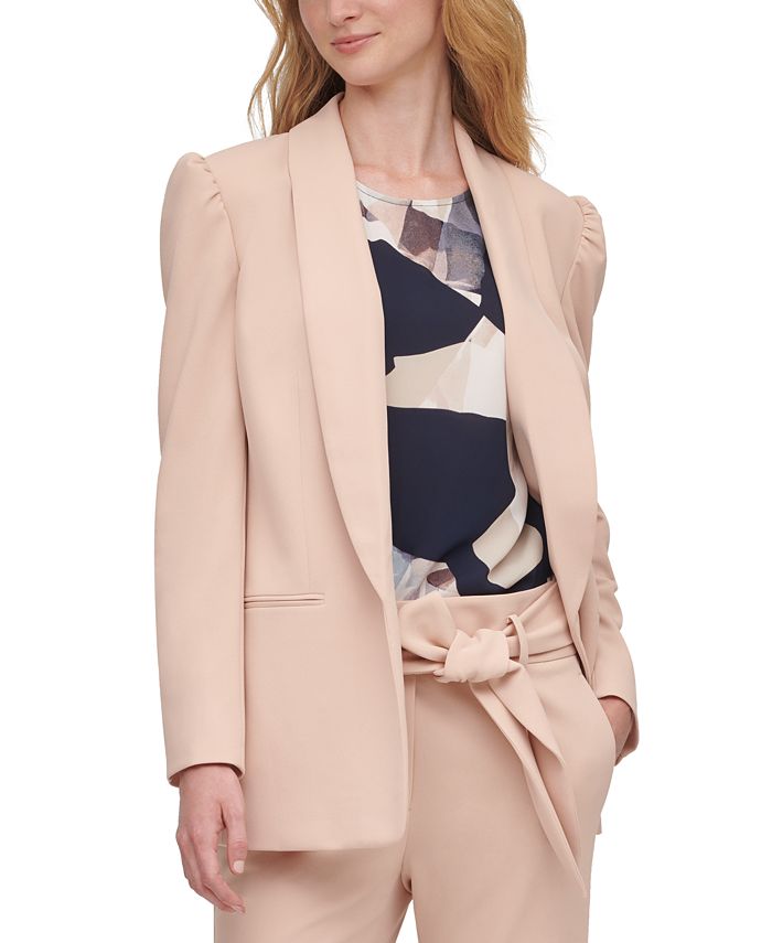 Puff sleeve suit jacket store