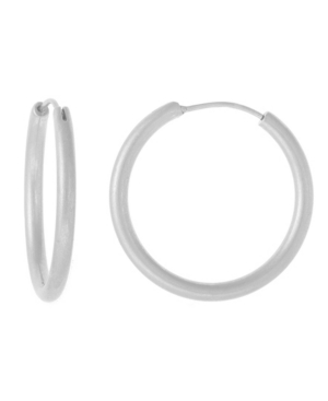 image of The Sak Silver-Tone Hoop Earrings