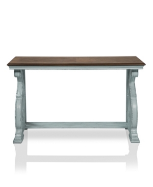 Furniture of America Georgette Blue Rectangle Console Table
