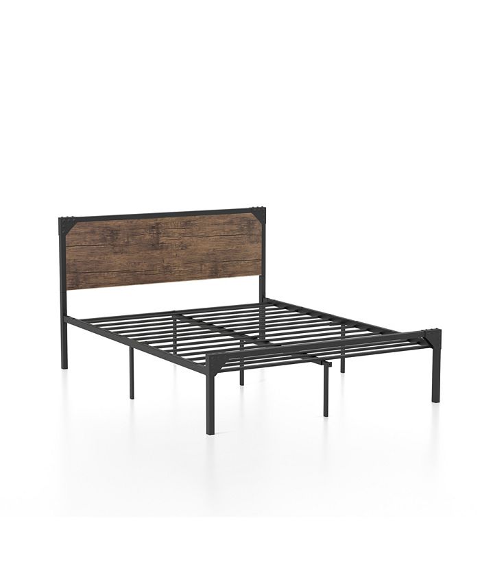 America Nazero Queen Platform Bed, Furniture Of America Upholstered Headboard