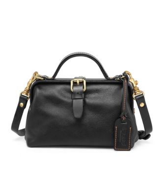 Doctor Small Leather Crossbody Satchel Bag