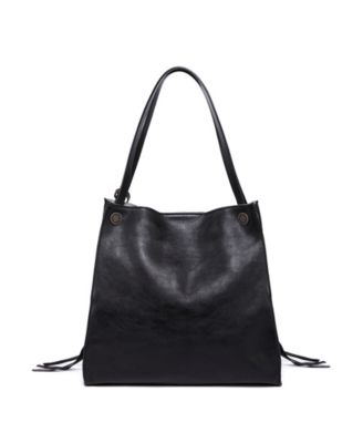 Daisy Large Leather Crossbody Tote Bag