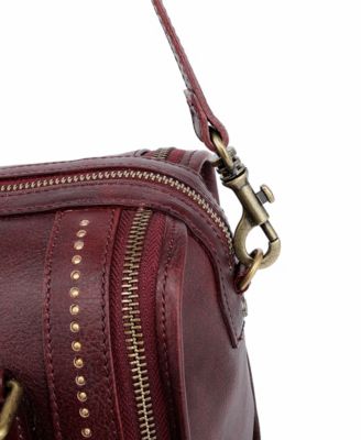Mini Trunk Leather Top Handle Crossbody Bag