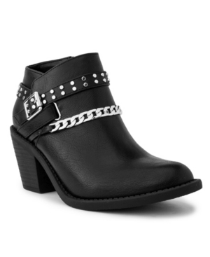 image of Sugar Women-s Vroomy Ankle Chain Booties Women-s Shoes