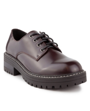 image of Sugar Women-s Kaelie Lace-Up Oxford Flats Women-s Shoes