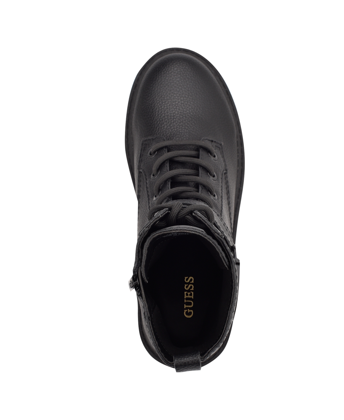 Guess Women's Orana Combat Booties - Black- Synthetic