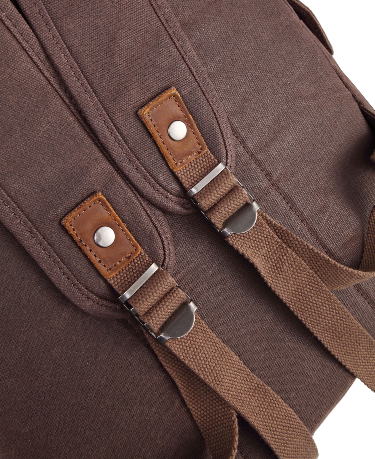 Stone Creek Waxed Canvas Backpack Handbag