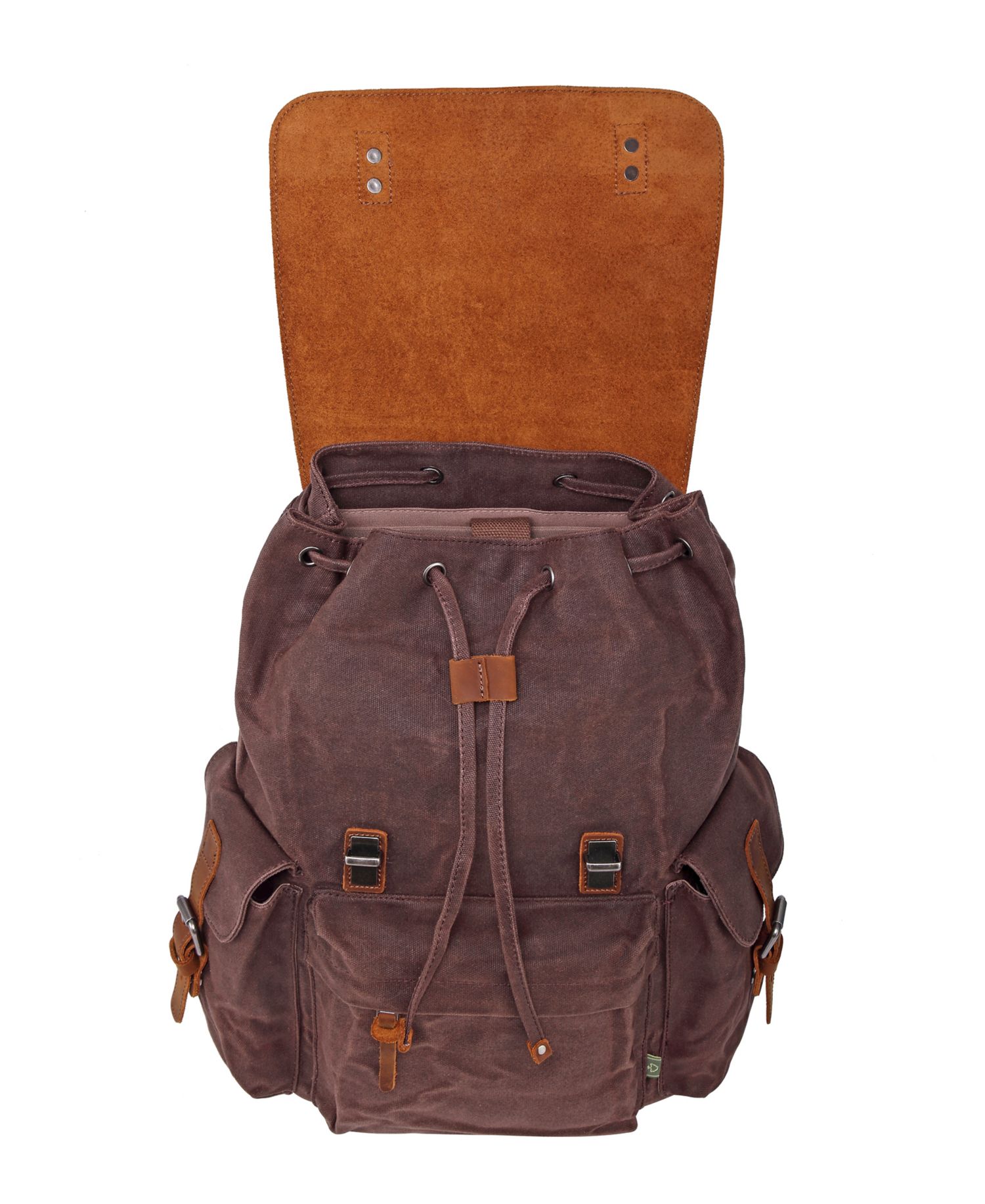 Stone Creek Waxed Canvas Backpack Handbag