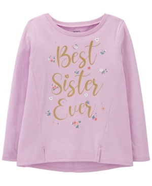image of Carter-s Big Girl Best Sister Ever Jersey Tee