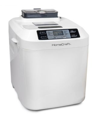 HomeCraft - HCPBMAD2WH Programmable Bread Maker with Auto Dispenser