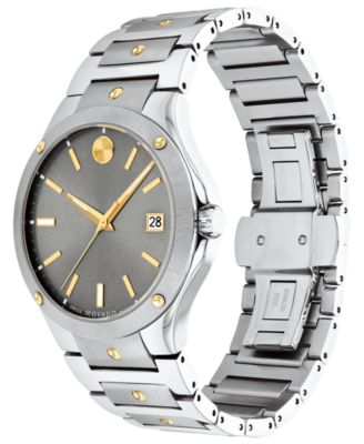 Men's Swiss SE Gold PVD & Stainless Steel Bracelet Watch 41mm