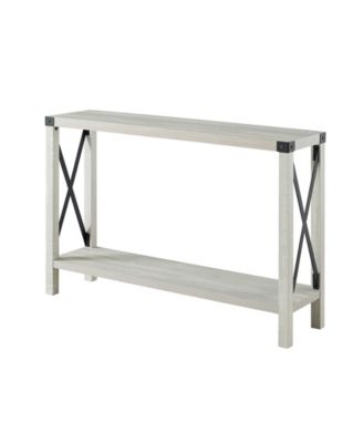Walker Edison 46" Rustic Farmhouse Entryway Table - Macy's