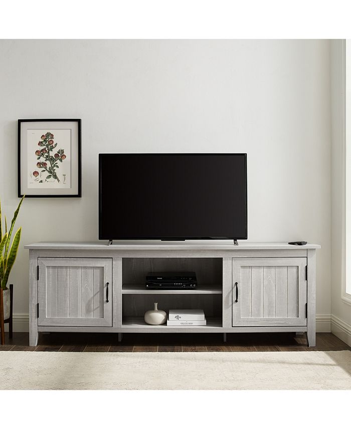 Walker Edison 70" Modern Farmhouse Wood TV Stand Macy's