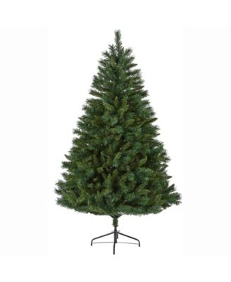 Rocky Mountain Mixed Pine Artificial Christmas Tree with 300 LED Lights