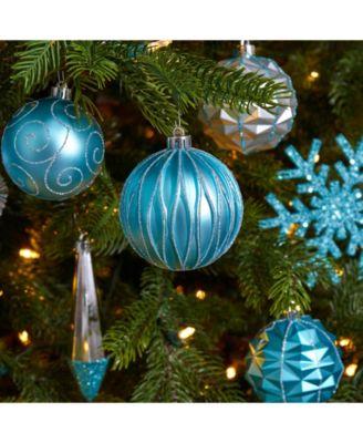 Holiday Shatterproof, 52 Count Christmas Tree Ornament Box Set