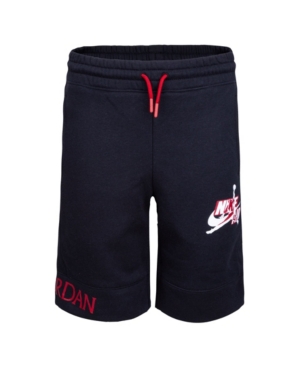 image of Jordan Big Boys Jumpman Classics Colorblock Fleece Shorts