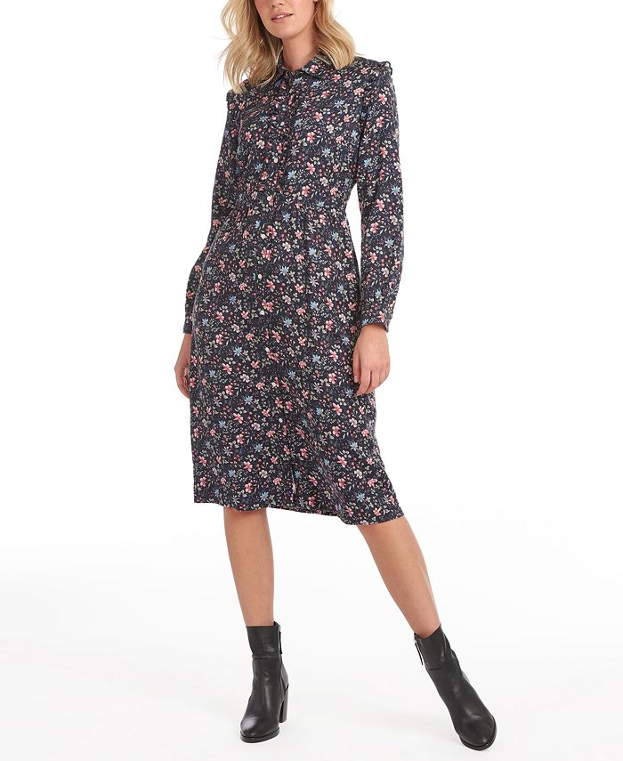 Barbour Laura Ashley Elm Floral Print Button Down Dress Macy s
