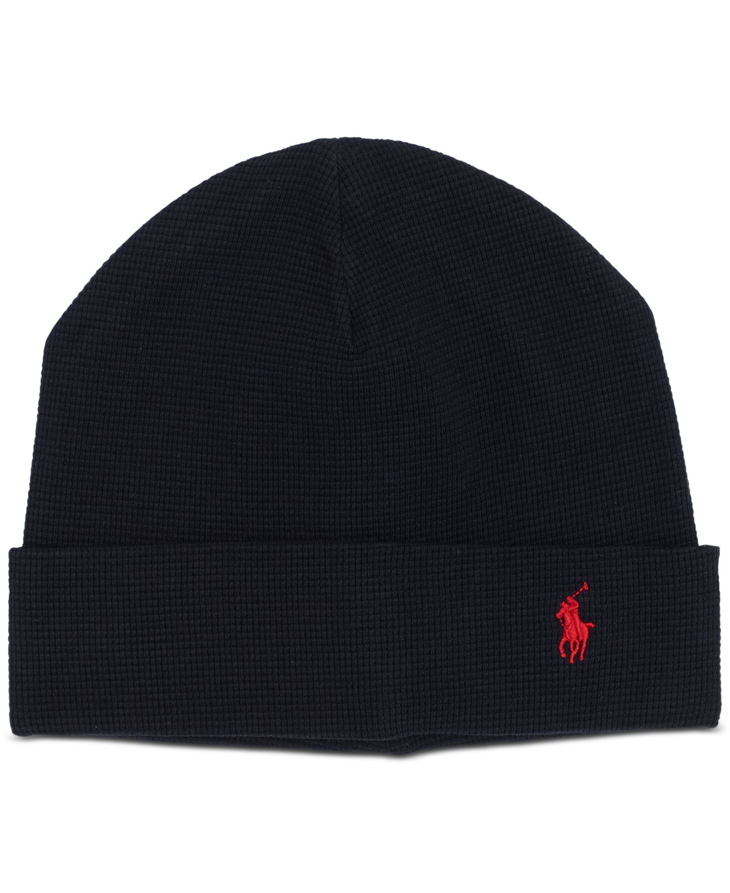 Мужская шапка Polo Ralph Lauren Thermal Beanie, цвет: Чёрный — фото 1