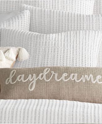 Mills Waffle Decorative Pillow, 20" x 20"