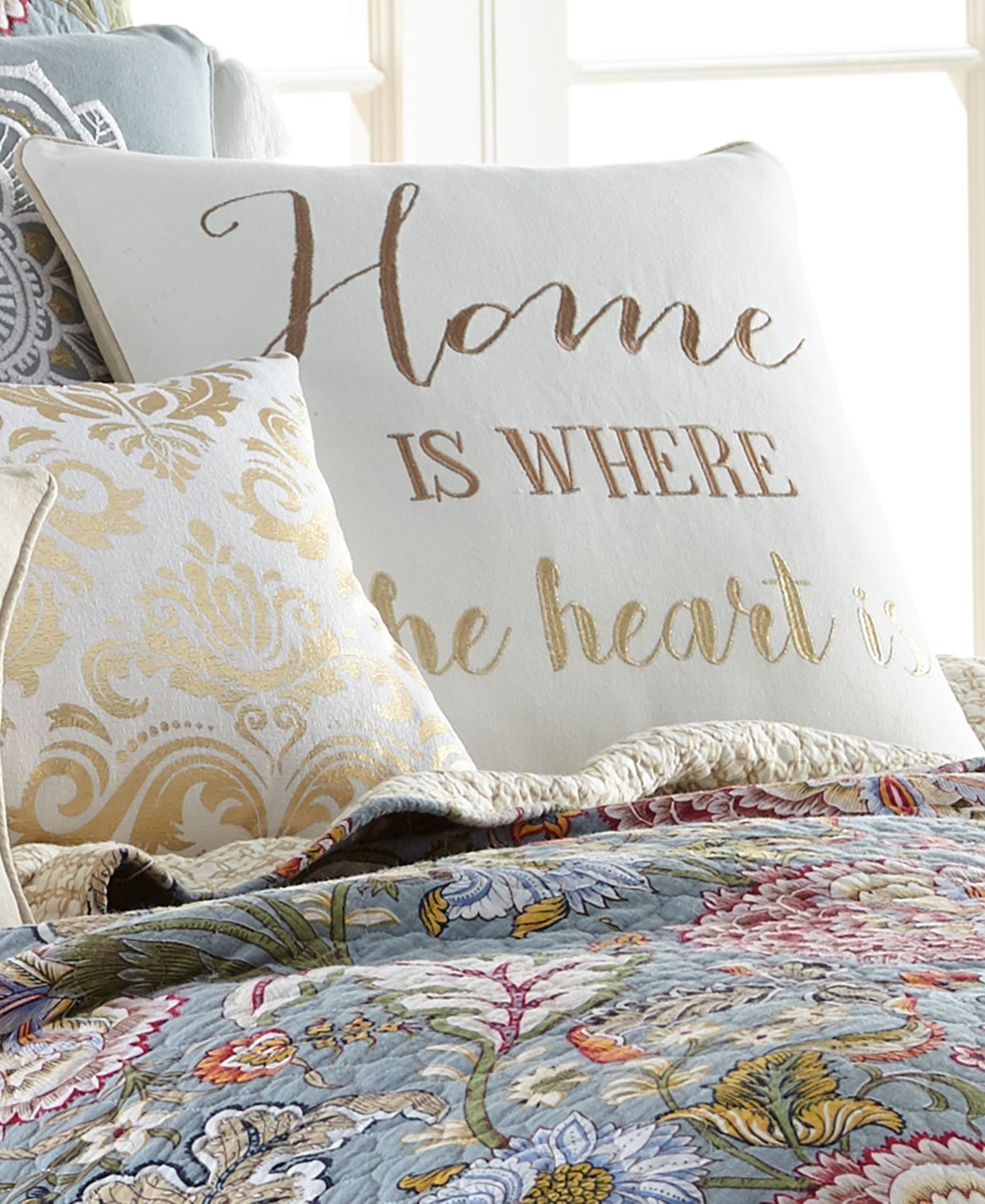 Levtex Angelica Spring Heart Tassel Decorative Pillow, 18" X 18" In Brown